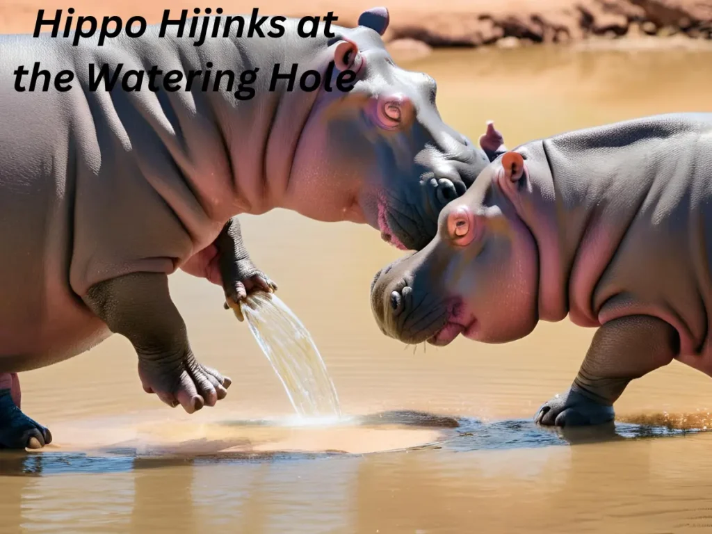 Hippo Hijinks at the Watering Hole