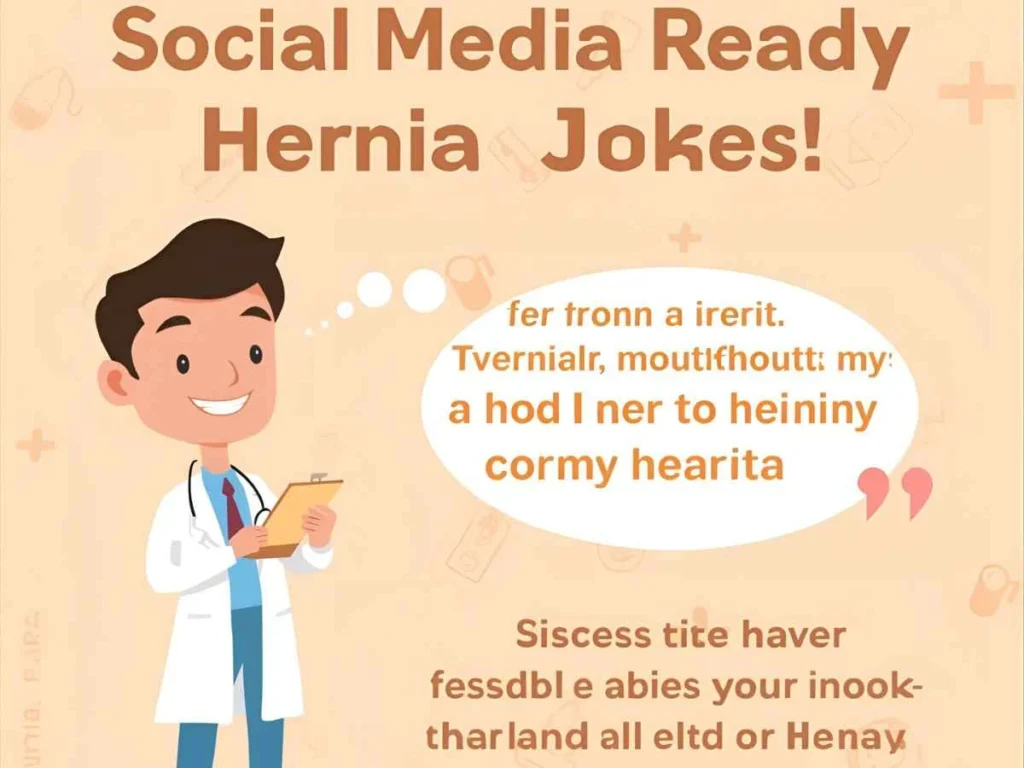 Social Media Ready Hernia Jokes & Quotes