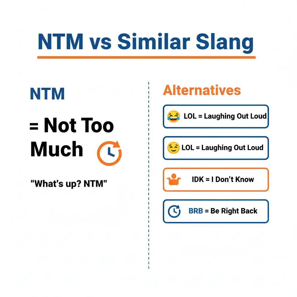 ntm meaning slang
