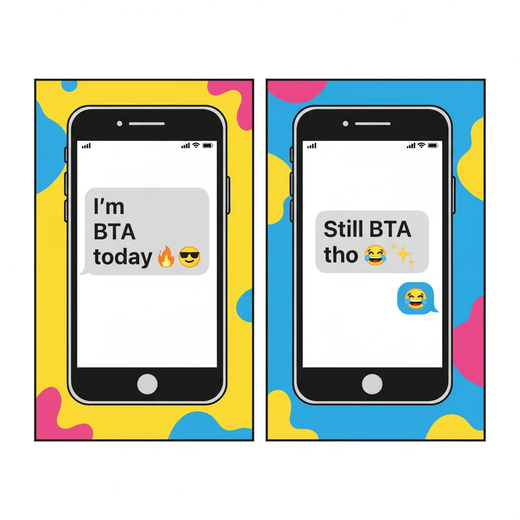 what does bta mean in slang