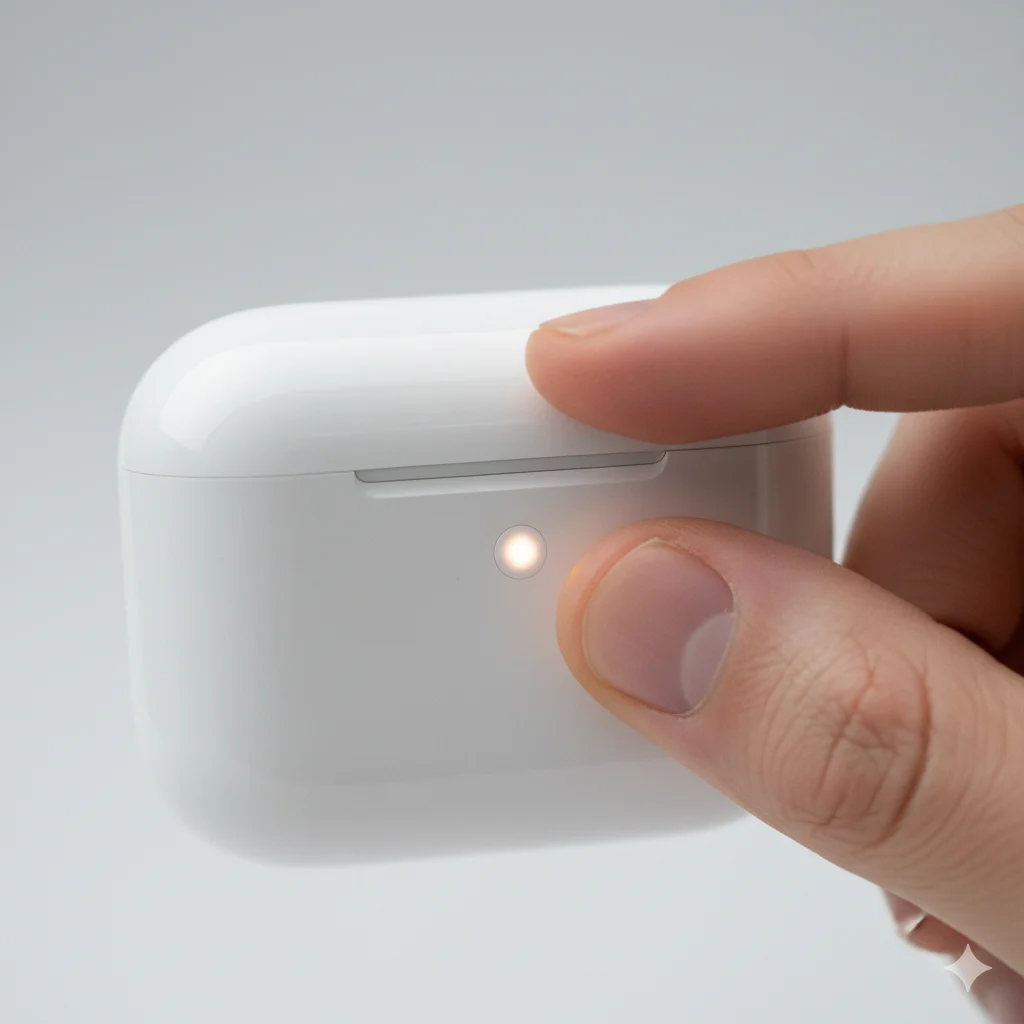 how to reset airpods