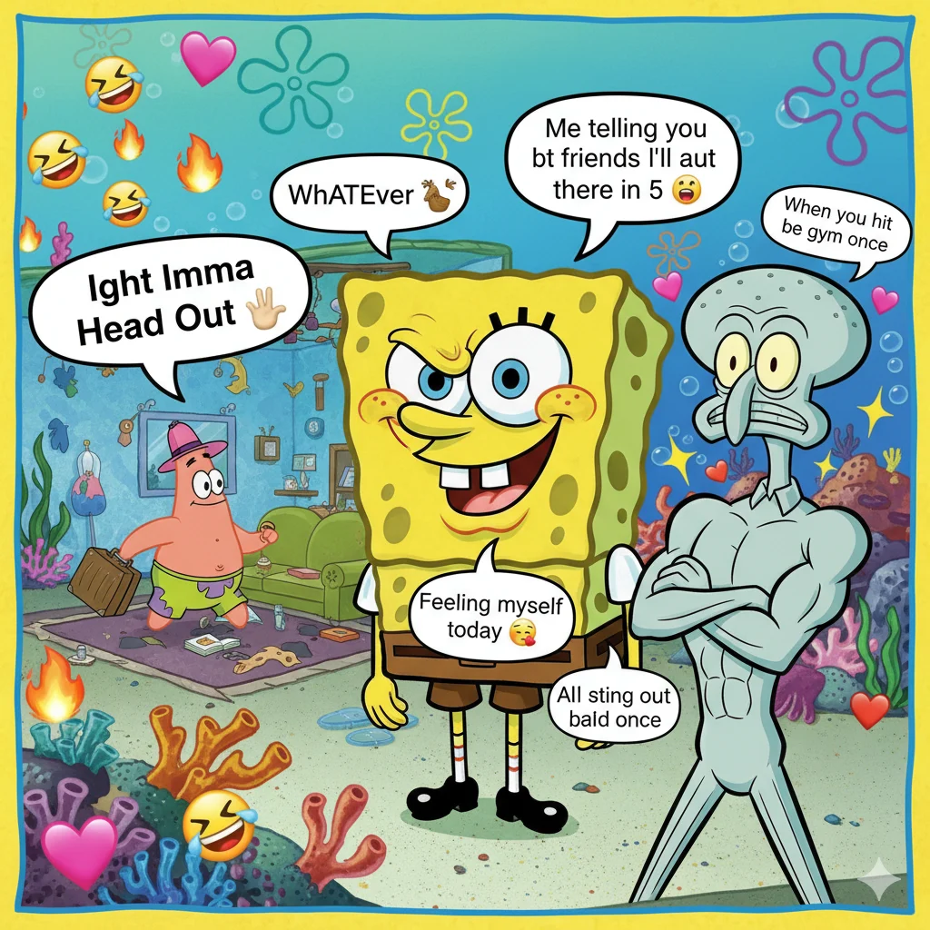 You are currently viewing SpongeBob Memes That Perfectly Describe Life 😩🧽 2025 Best