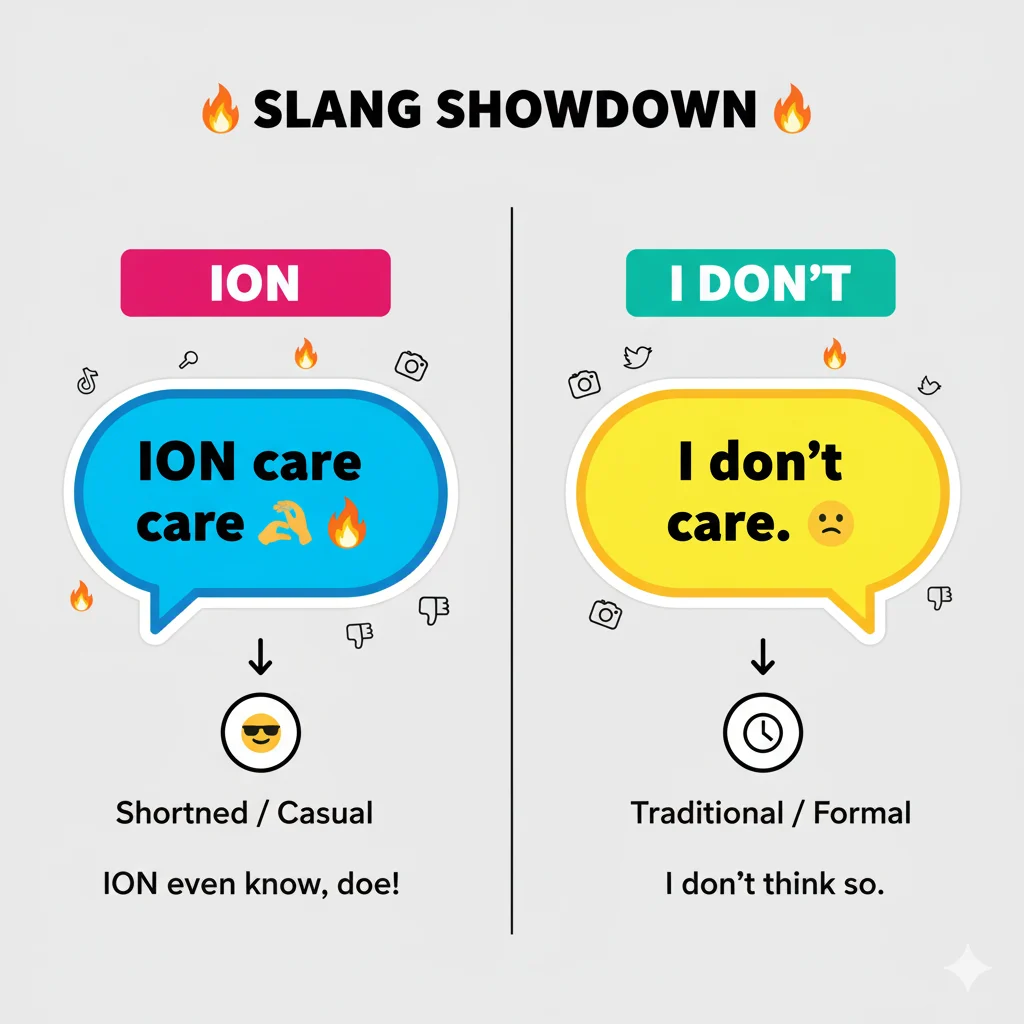 ion meaning slang