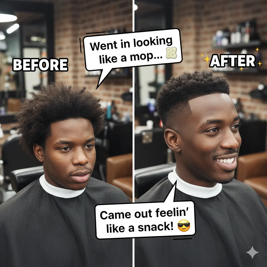 low taper fade meme