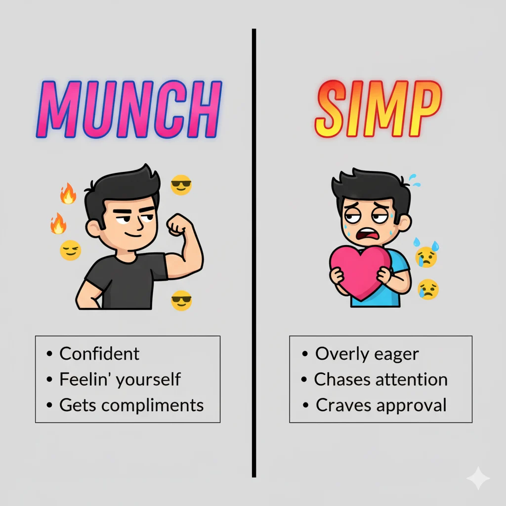 munch meaning slang