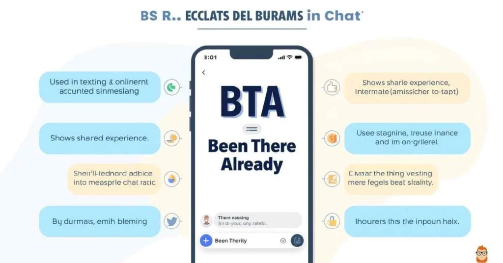 BTA full form in chat meaning Been There Already