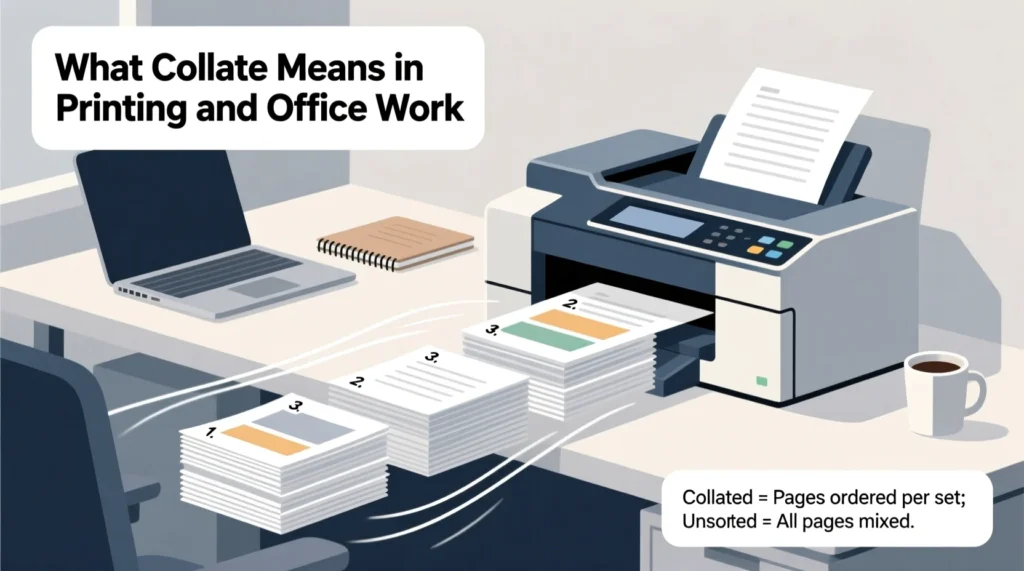 What Does Collate Mean