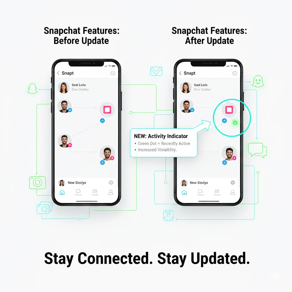 Green Dot Mean on Snapchat