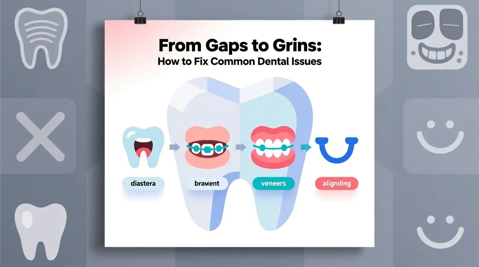 Read more about the article From Gaps to Grins: How to Fix Common Dental Issues