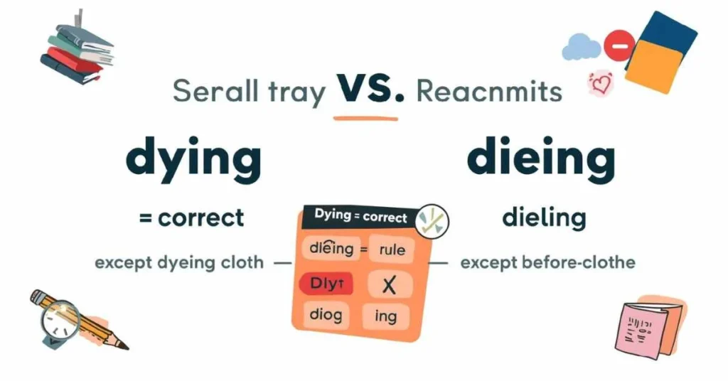 Dieing or Dying? Correct Spelling Guide with Examples