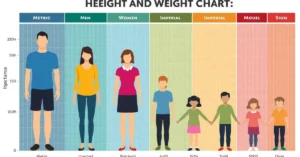 Read more about the article Height and Weight Chart For Men, Women, Children, All Ages