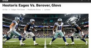 Read more about the article Dallas Cowboys vs Philadelphia Eagles Player Stats: Complete Match Analysis, Team Performance & Game Insights