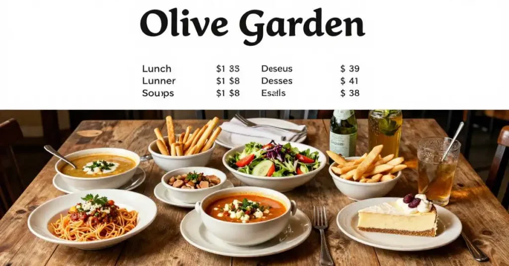 Olive Garden Menu 2026: Guide to Prices, Lunch, Dinner, Specials