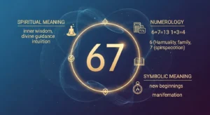 Read more about the article What Does 67 Mean? Spiritual, Numerology & Symbolic Meaning of 67 Explained<div class="last-updated" style="font-size:14px; font-weight:bold; color:#444; background:#f5f5f5; padding:10px; border-radius:5px; margin-top:10px; margin-bottom:20px;">Last updated: March 17, 2026 at 7:01 am by Willy</div>